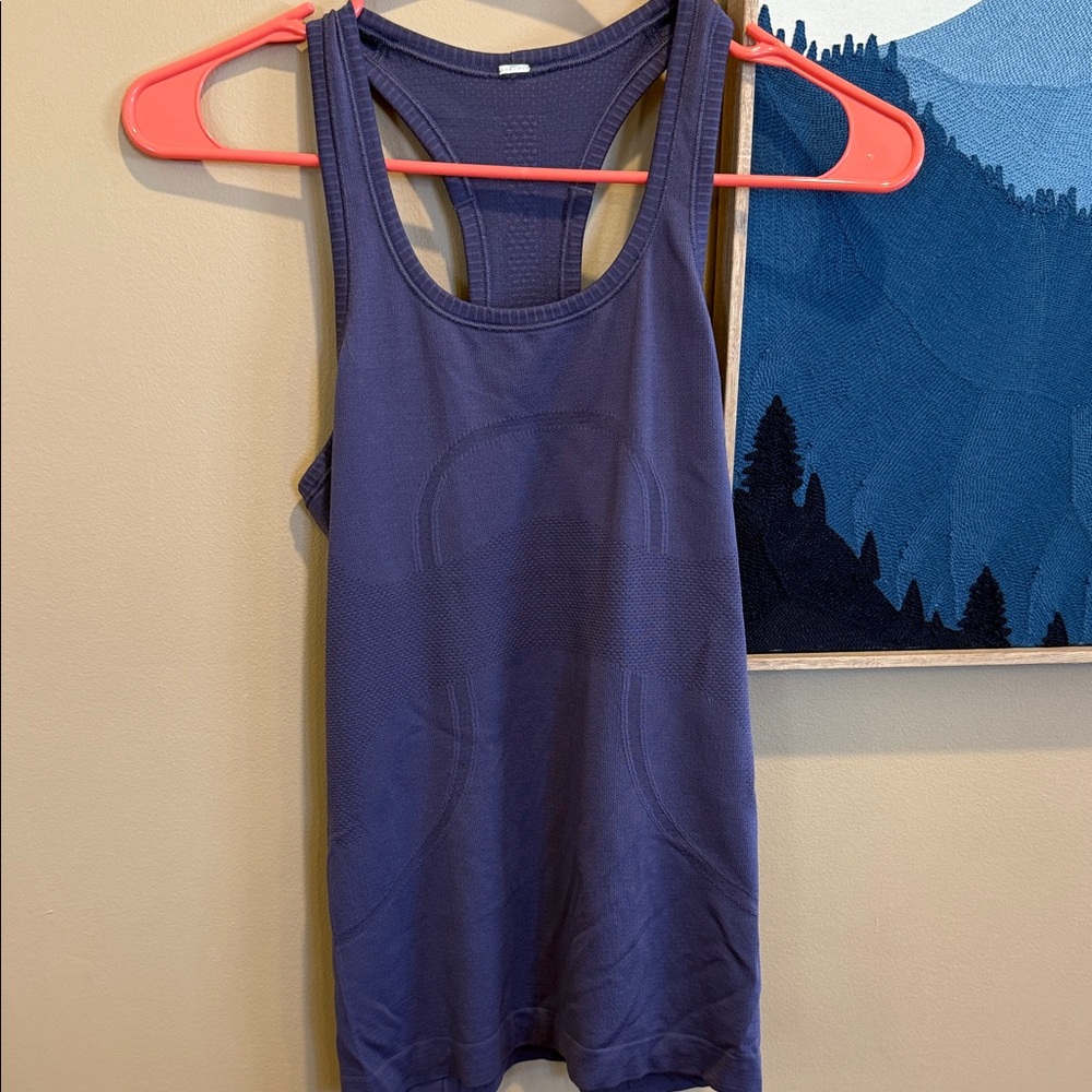 Lululemon Purple Racerback Tank Top size 6